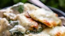 Creamy Pesto Chicken Ravioli