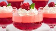 Creamy Raspberry Jello Parfaits