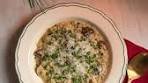 Creamy risotto with Pecorino Romano, egg yolk, black pepper ...