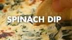 Creamy Spinach Dip Recipe with Cream Cheese and ...