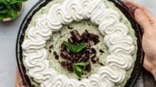 Crème de Menthe Pie (Mint Chocolate)