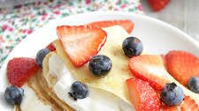 Crêpes with Mascarpone Cream