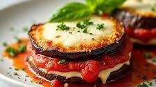 Crispy Baked Eggplant Parmesan with Fresh Herbs