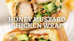 Crispy honey mustard chicken wraps shut the front door These ...