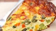 Crustless Vegetable Quiche