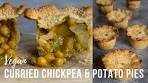 CURRIED CHICKPEA & POTATO PIES