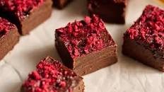 Dark Chocolate Raspberry Fudge Recipe