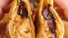 Deep Fried Chocolate Peanut Butter Cheesecake Hand Pies
