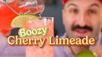 Delicious Boozy Cherry Limeade Cocktail Recipe