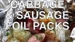 Delicious Cabbage Sausage Foil Pack Recipe