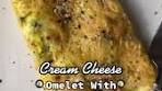 Delicious Cream Cheese Omelette Recipe