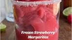 Delicious Frozen Strawberry Margarita Recipe