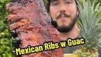 Delicious Mexican Ribs with Grilled Pineapple Guacamole ...