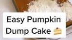 Delicious Pumpkin Dump Cake Recipe with Chocolate