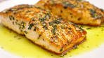 Delicious recipe for grilled salmon in lemon butter and garlic