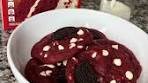 Delicious Red Velvet Cookies Recipe Using Cake Mix