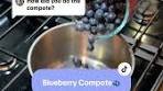 Delicious Stovetop Blueberry Compote Recipe