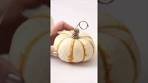 DIY Pumpkin Place Card Holder | Thanksgiving + ...
