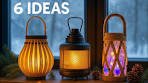 Don't Throw Away Your Glass Jars! 6 Lantern Making Ideas!