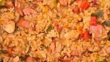 Dutch Oven Jambalaya - Campfire Chicken & Sausage Jambalaya