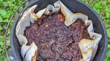 Dutch Oven Turtle Lava Cake