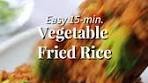Easy 15-Minute Vegetable Fried Rice Recipe