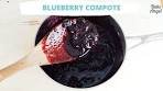 Easy 3 Ingredient Blueberry Compote | Perfect for ...