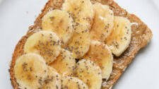 Easy Almond Butter Banana Honey Toast Recipe