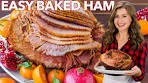 Easy Baked Ham with Apricot Honey Glaze