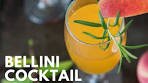 Easy Bellini Peach Champagne Cocktail Recipe