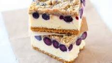 Easy Blueberry Cheesecake Bars