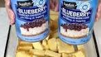 Easy blueberry dessert I use pound cake, blueberry pie filling ...