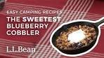 Easy Camping Dessert Recipe: Blueberry Cobbler