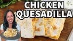 Easy Cheesy Chicken Quesadilla Recipe