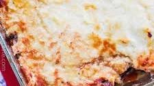 Easy Cheesy Eggplant Bake Recipe (Vegetarian Casserole)