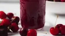 Easy cherry compote