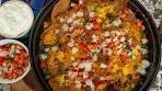 Easy Chicken Fajita Skillet Casserole Made with Rotisserie ...