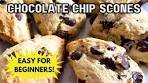 EASY Chocolate Chip Scones SIMPLE Melt-in-Your-Mouth ...