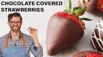 Easy Chocolate Covered Strawberries