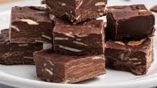 Easy Chocolate Fudge with Almonds