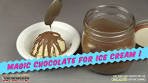 Easy Chocolate Hard Shell Glaze Recipe For Ice Cream