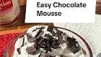 Easy Chocolate Mousse Recipe with Carnation Milk