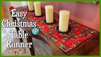 Easy Christmas Table Runner | Perfect for Beginners | The ...