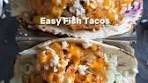EASY FISH TACOS these are a little sweet and a little spicy ...