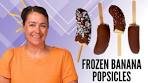 Easy Frozen Banana Popsicle Recipe
