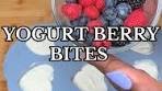 Easy Frozen Yogurt Berry Bites Recipe for Healthy Snacking