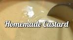 Easy Homemade Custard Recipe