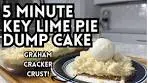EASY Key Lime Pie Dump Cake Recipe w/ Graham Cracker ...