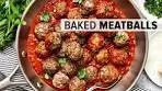 Easy Meatballs Recipe | in a homemade marinara sauce