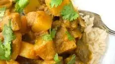 Easy Mushroom, Potato & Aubergine Curry